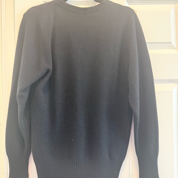 CHANEL Black Cardigan with Gold Accents - Picture 6 of 7